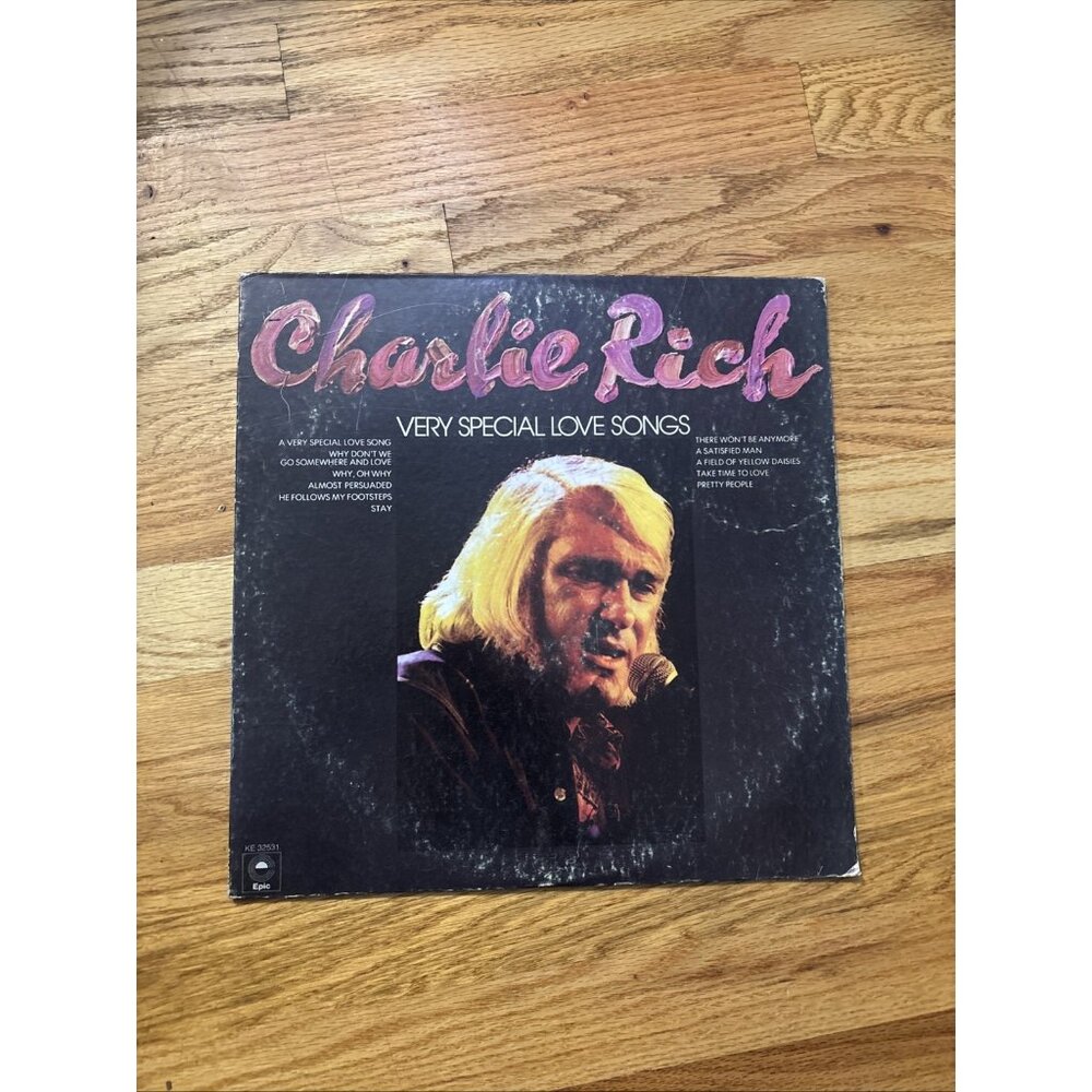 CHARLIE RICH-SEALED HARD‎ COVER JUKE BOX-EP+45--(VERY SPECIAL LOVE  SONGS)--PS--